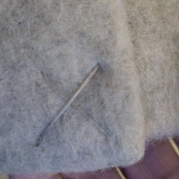 Steve Madden Nana Blazer Jacket Neutral Wool Blend Patch Pockets Size XS - Picture 9 of 12